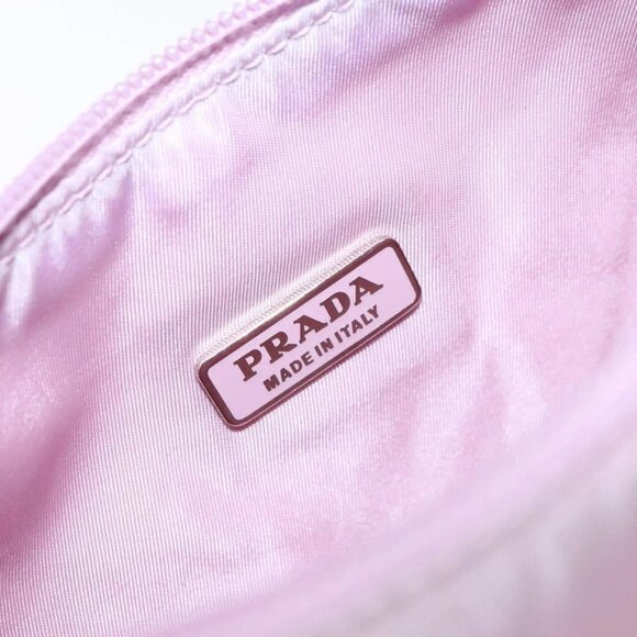 PRADA Hand Bag Nylon Pink Auth - Picture 14 of 16